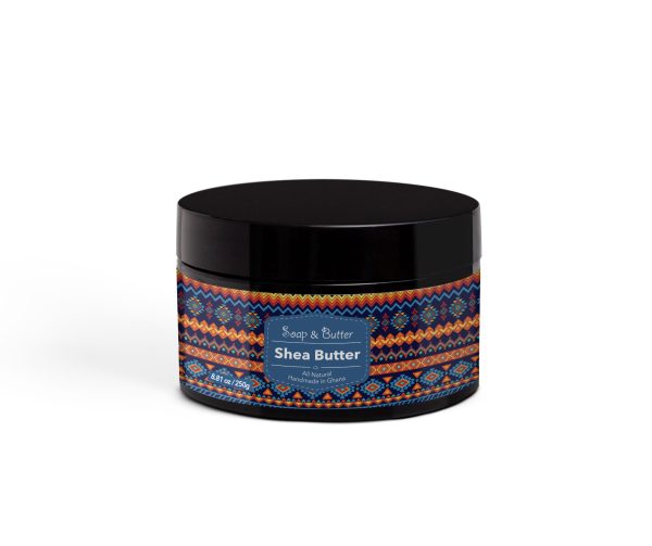 Raw African Shea Butter, Handmade in Ghana, Perfect for All Skin Types, Unrefined, 8.8 Oz/250 g